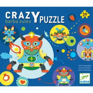 DJECO Puzzel Crazy Monsters 3 jr+