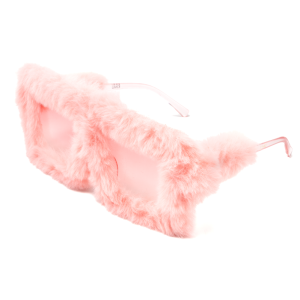 Bont Vierkant Zonnebril Lichtroze Zacht Cupido Flamingo