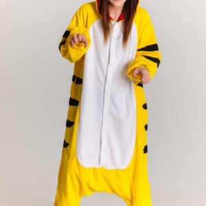 Gele tijger onesie