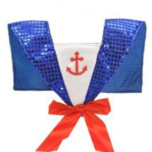 Matrozenkraag blauw rood matroos kraag matrozenpak