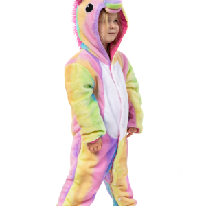 Regenboog Eenhoorn Onesie Kind Unicorn Kinder Kostuum Pak