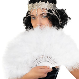 Waaier Wit Festival Handwaaier Zomer Veren Dons