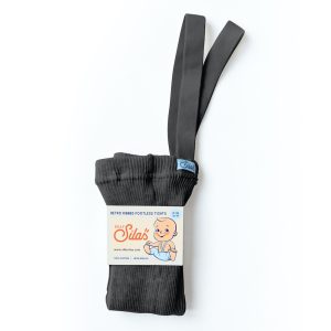 Silly Silas footless cotton tights dark grey blend maillot met bretels/bandjes zonder voetjes grijs donkergrijs antraciet